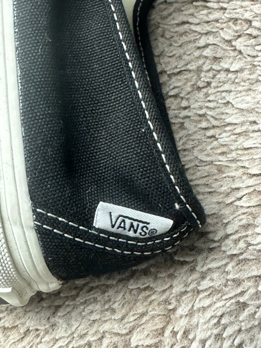 Vans Style 93 Mary Jane Women Size 7.5 Black White Canvas Buckle Shoes NEW - Picture 9 of 15